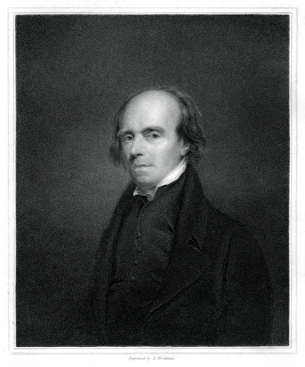 John Flaxman , britský designér, kreslíř a sochař, 1833. od Richard Woodman