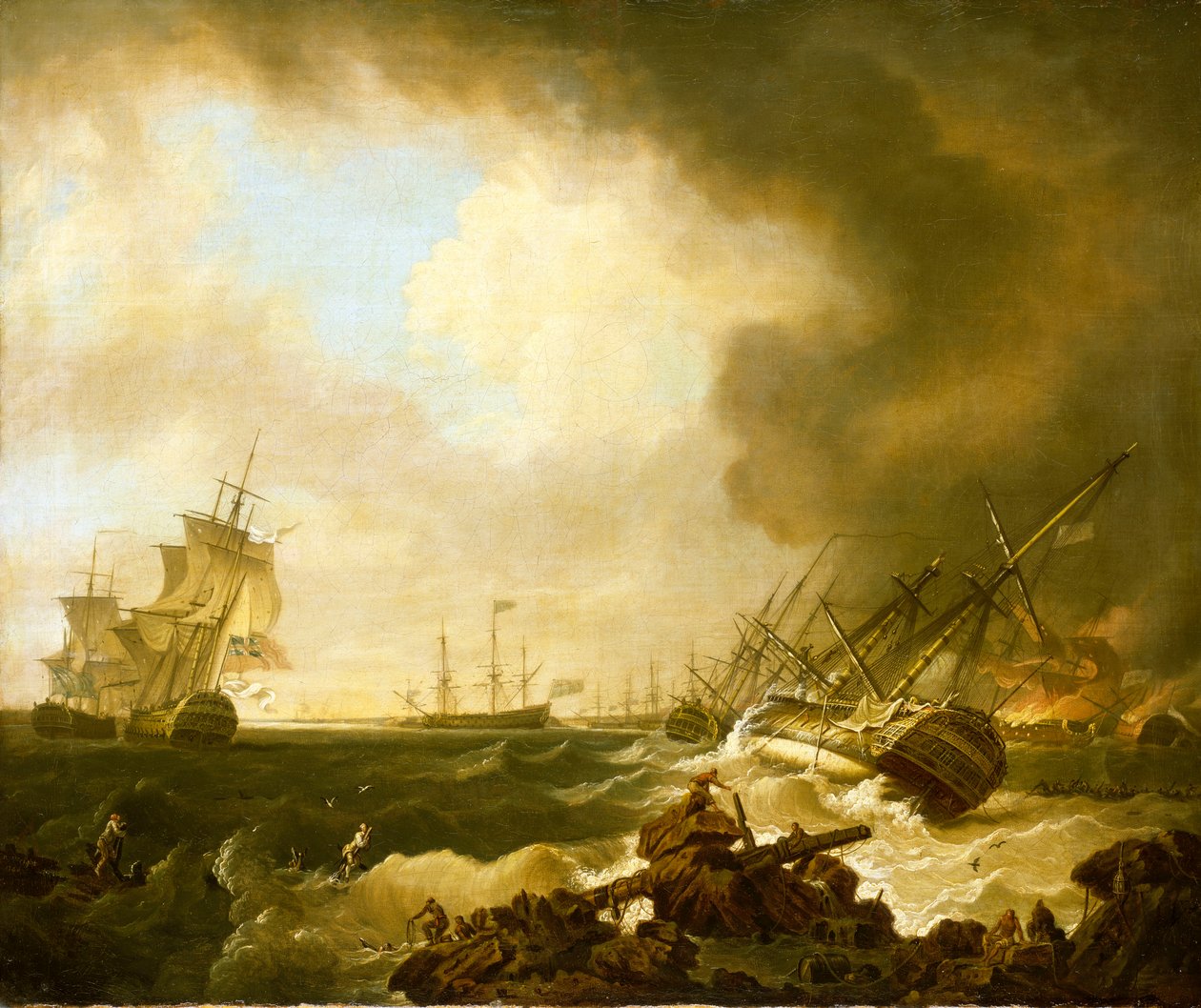 Bitva u Quiberonské zátoky, 21. listopadu 1759: Den poté od Richard Wright