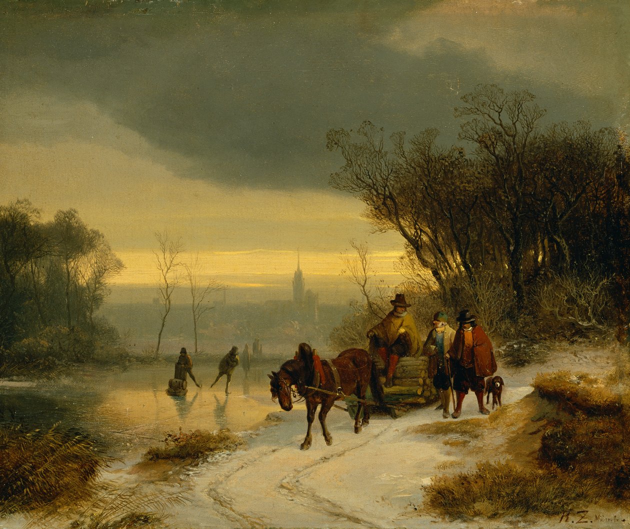 Zimní krajina od Richard Zimmerman