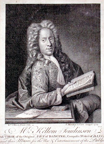 Portrét Kelloma Tomlinsona (asi 1690-asi 1753) vyrytý Francoisem Morellonem la Cave (fl.1731-54) 1754 (rytina) od Richard van (after) Bleeck