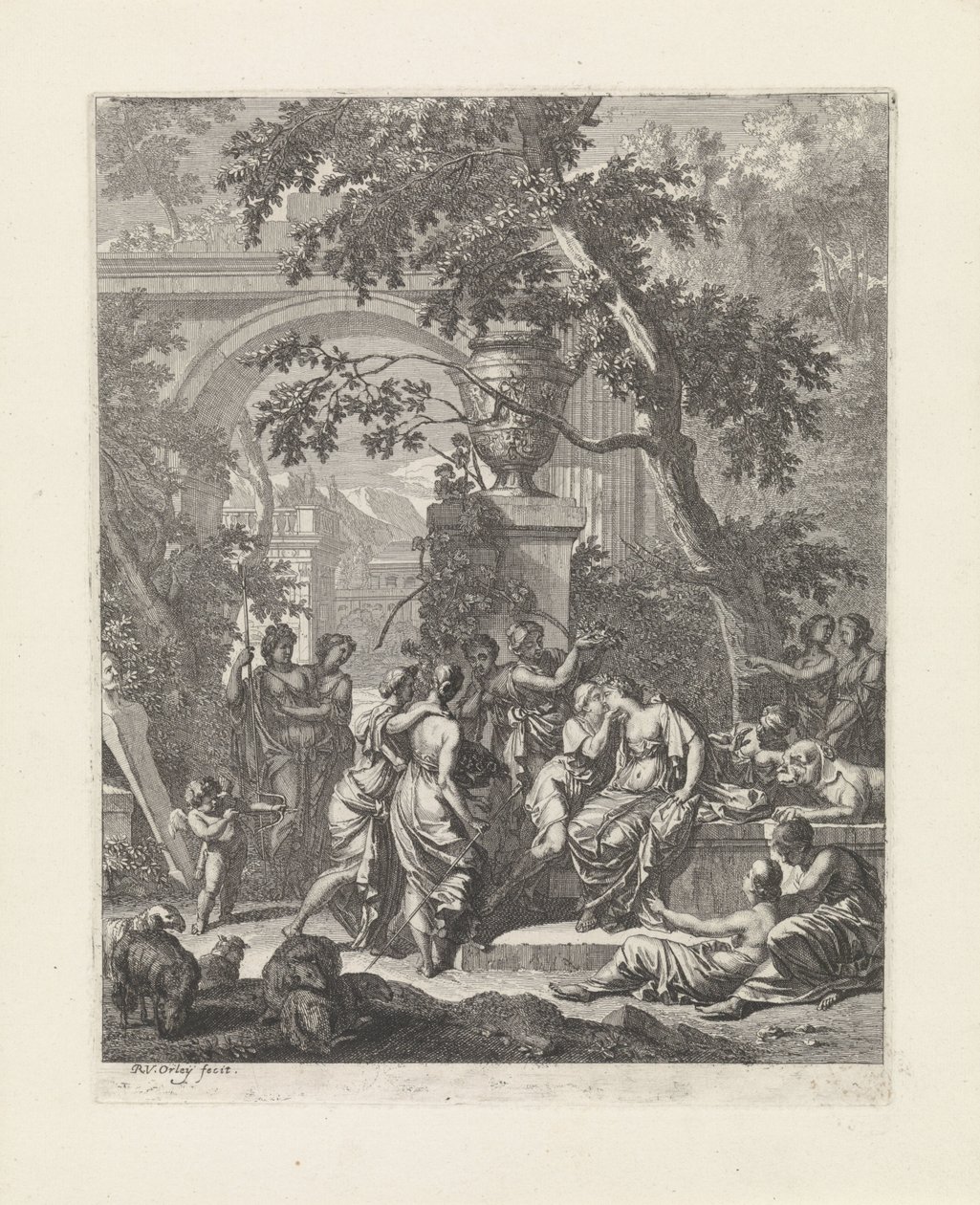 Amaryllis stál Blackberry The Shepherd (název série) od Richard van Orley (II)