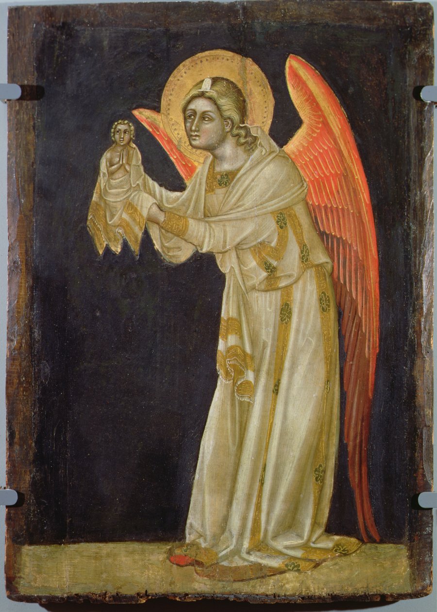 Anděl představující duši, c.1348-54 od Ridolfo di Arpo Guariento