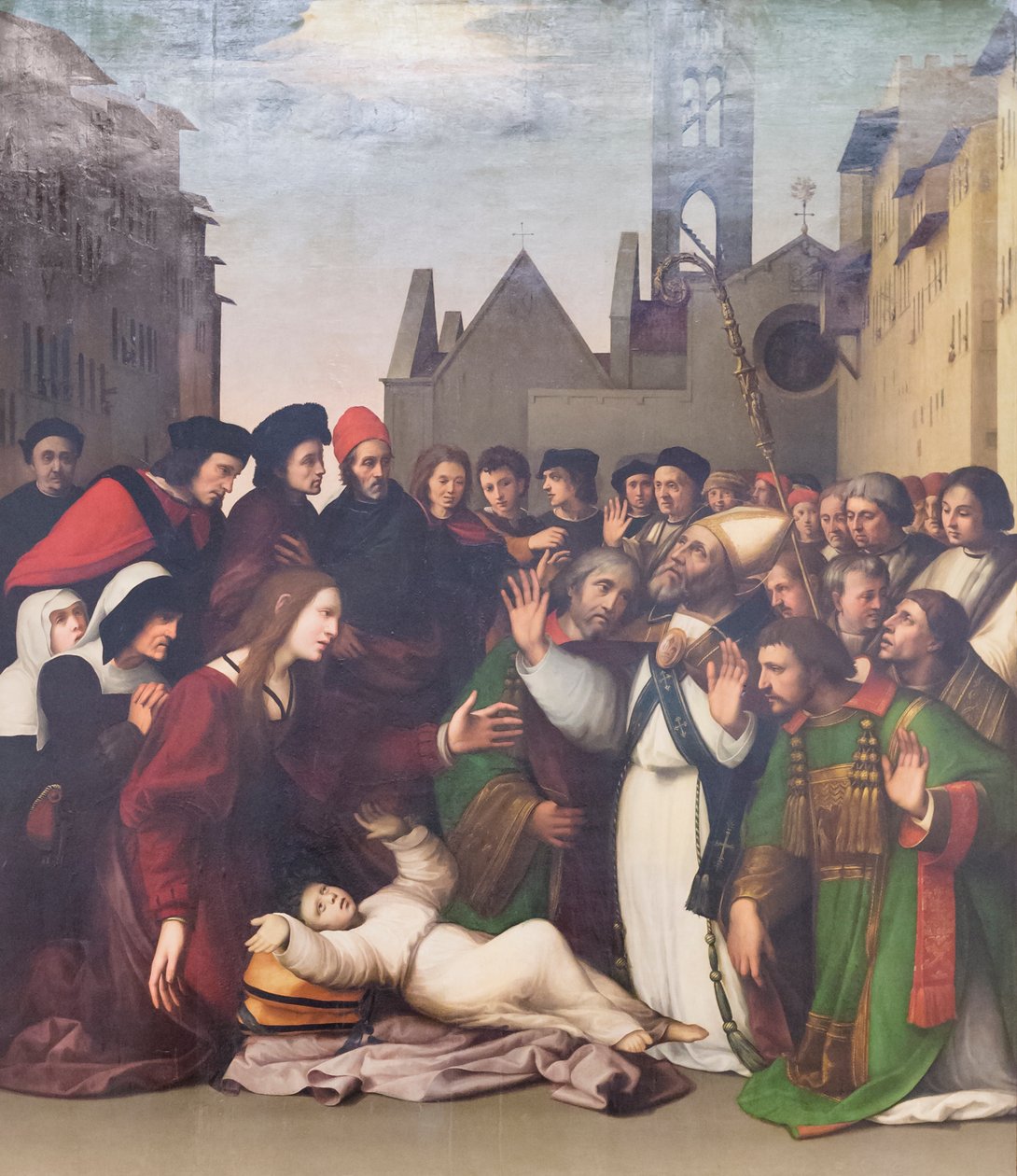 Svatý Zenobius vzkřísí chlapce z mrtvých od Ridolfo Ghirlandaio