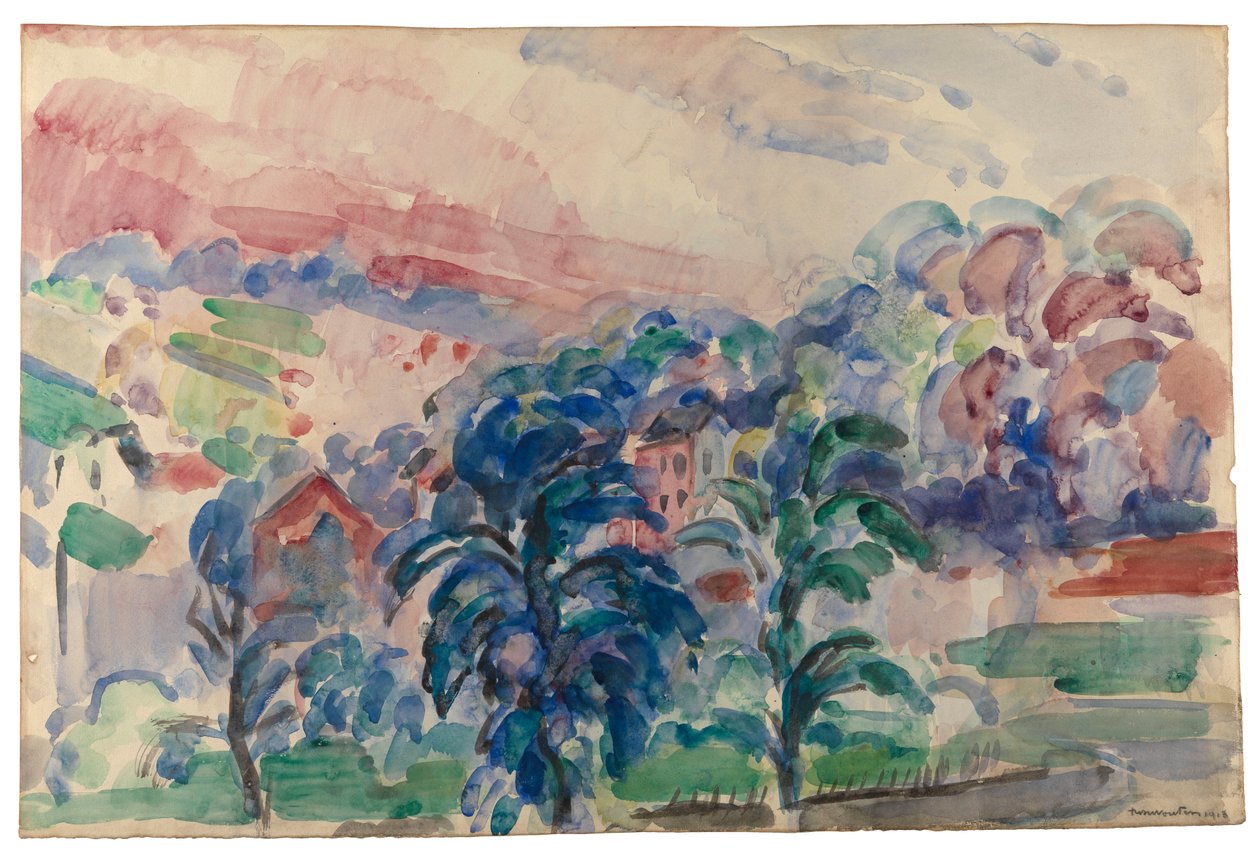 Ráno - Bosvoorde od Rik Wouters