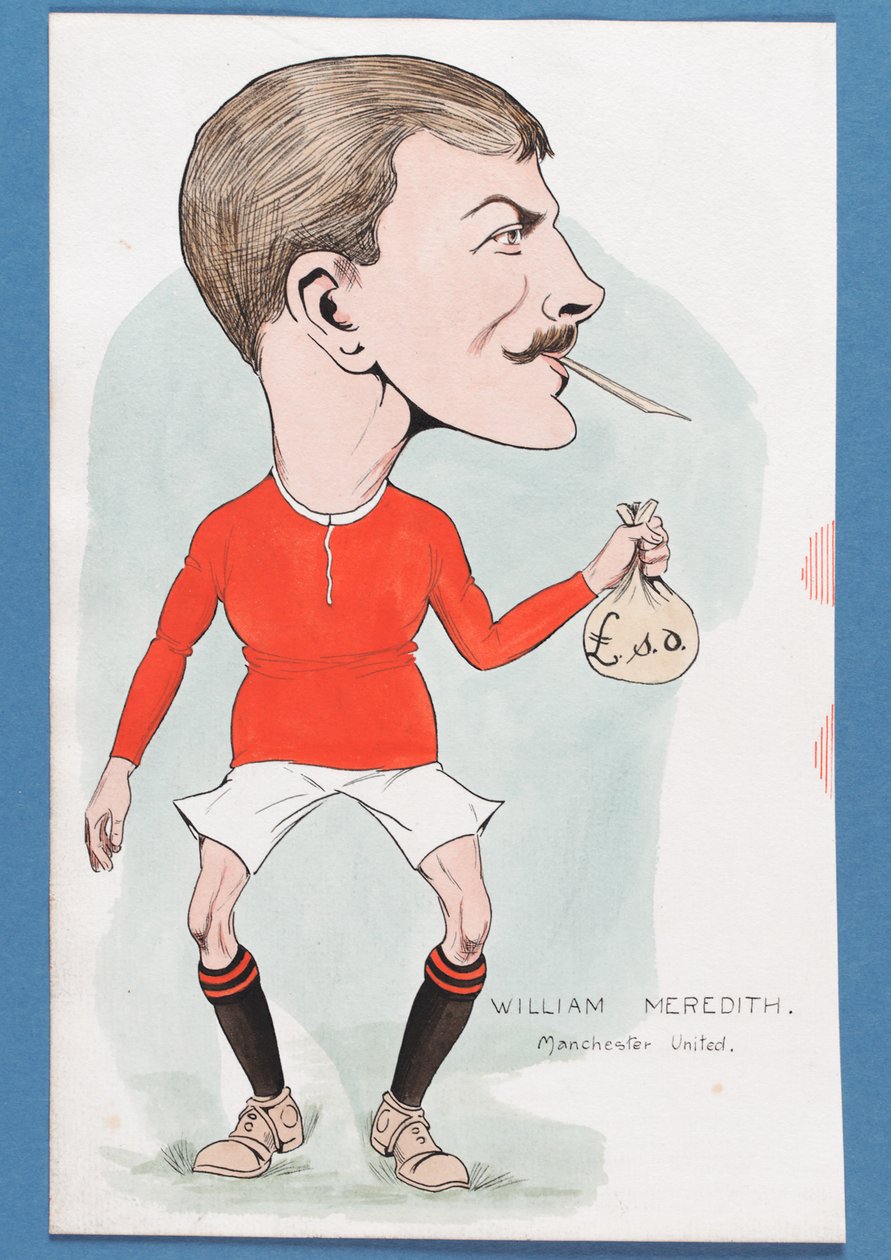 William Meredith, Manchester United (pero a inkoust a wc na papíře) od Rip