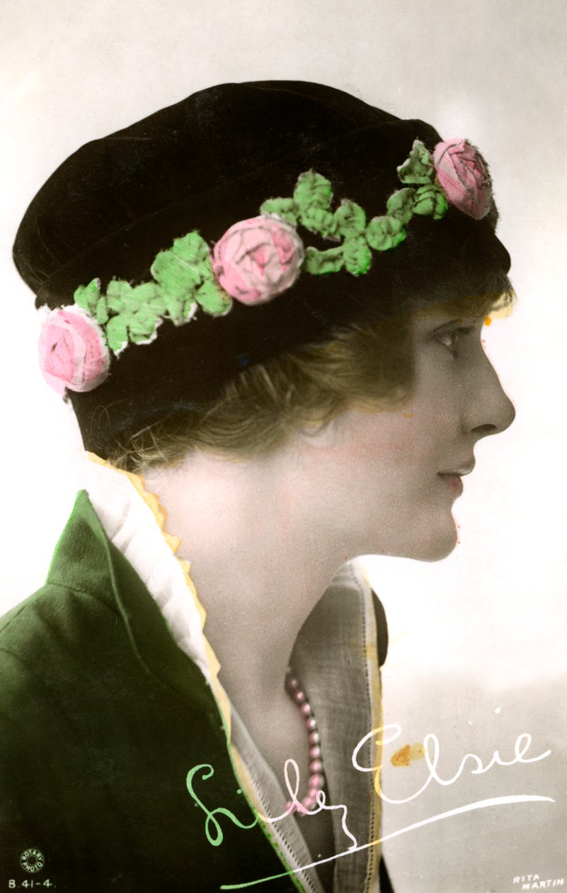 Lily Elsie 1886-1962, anglická herečka, začátek 20. století. od Rita Martin