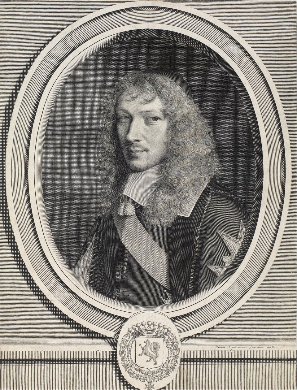 Kardinál Jules Mazarin od Robert Nanteuil