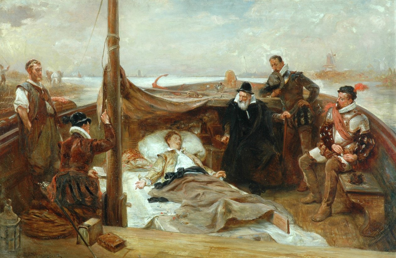 Poslední dny Sira Philipa Sydney od Robert Alexander Hillingford