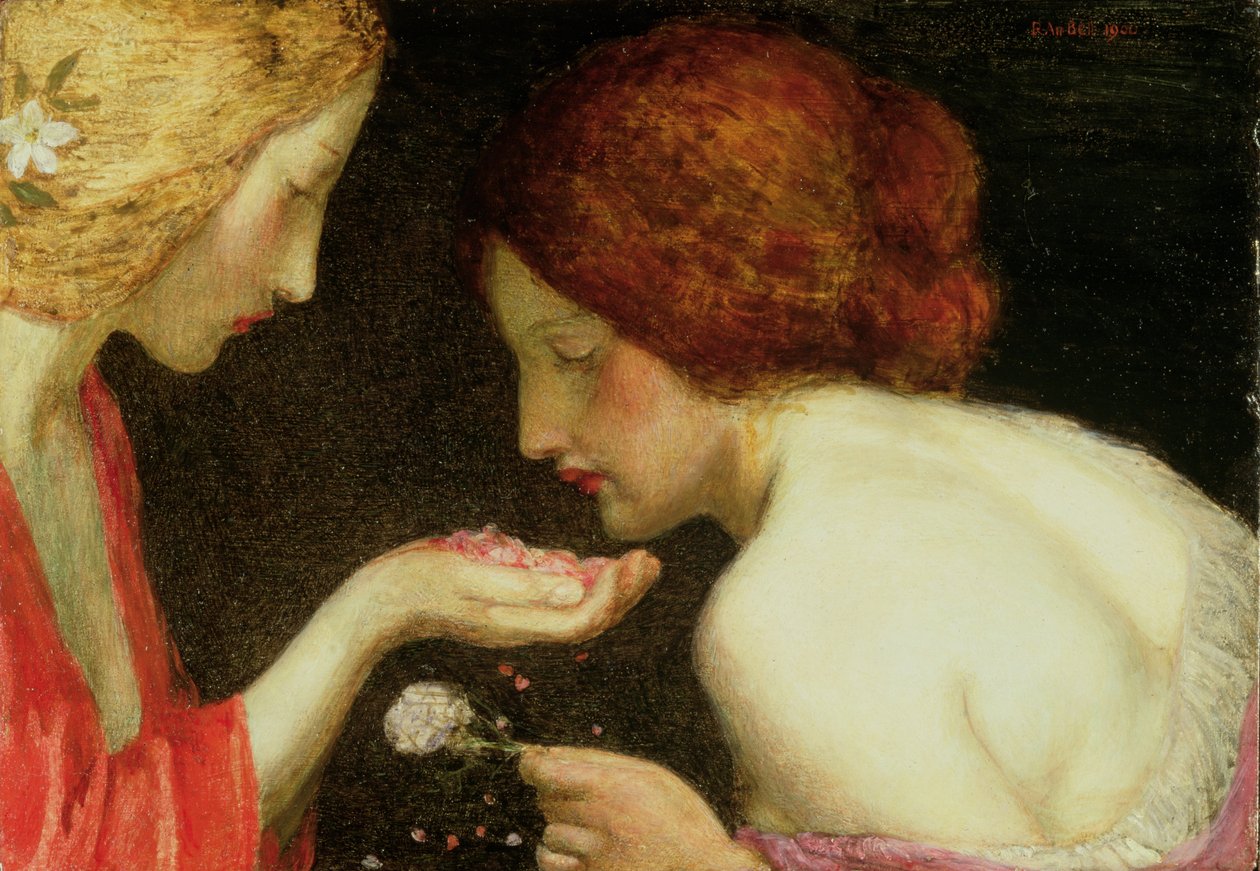 Okvětní lístky růží, 1900 od Robert Anning Bell