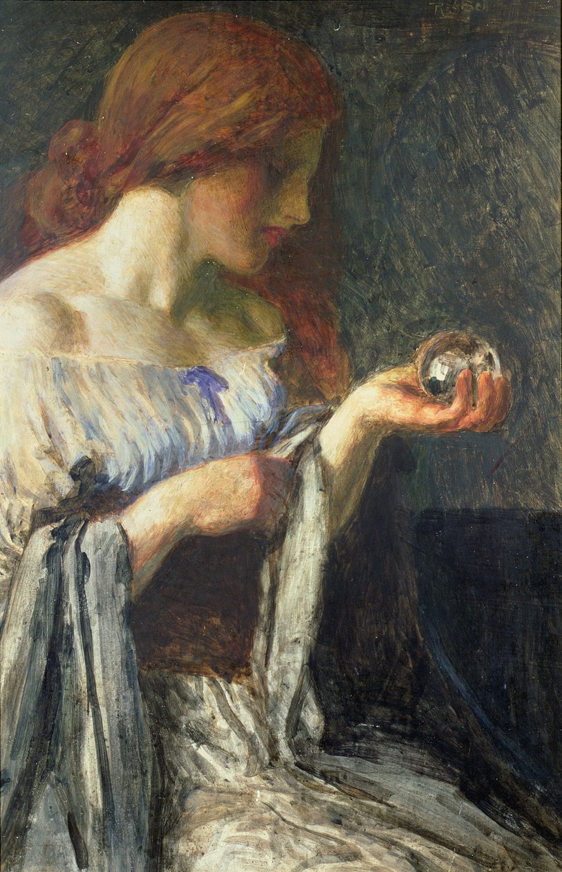 Křišťálová koule od Robert Anning Bell