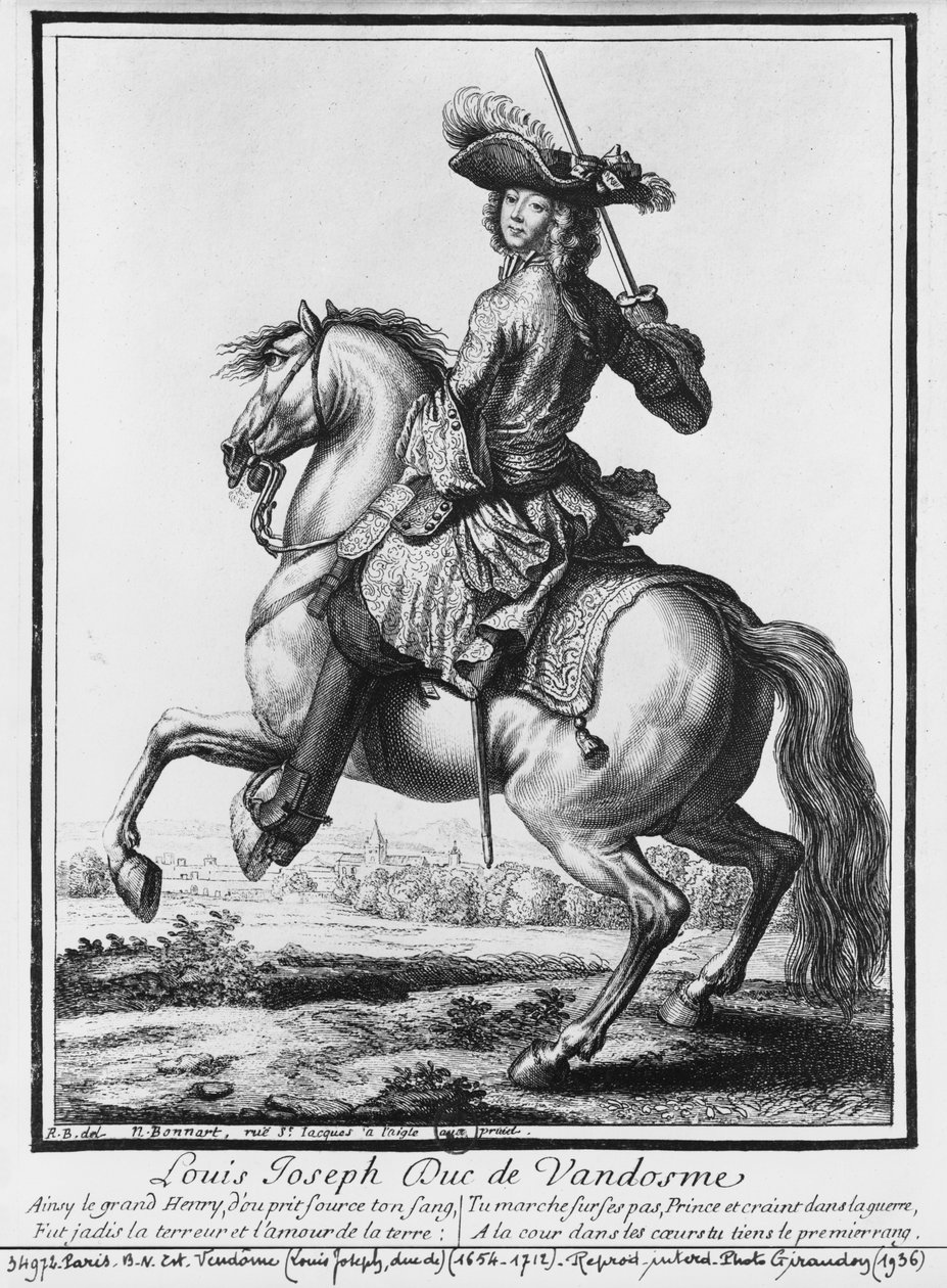 Louis Joseph de Bourbon, vévoda z Vendome, známý jako „Velký Vendome“ od Robert Bonnart