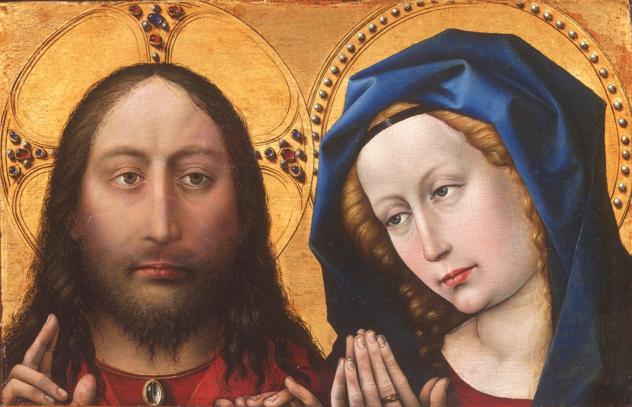 Kristus a Panna od Robert Campin