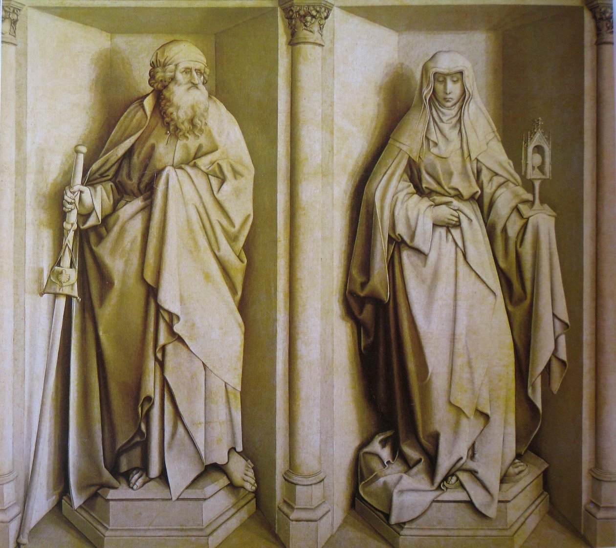 Sant Jaume a Santa Clara od Robert Campin