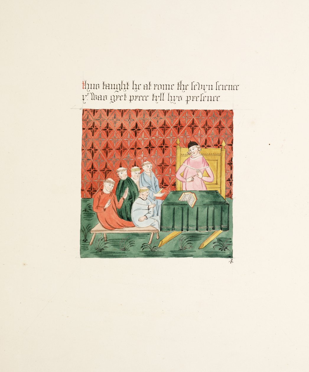 Paní Nová Coll 380, f13r. Starožitnosti katedrálního kostela Saint Mary, Carlisle, kreslil Robert Carlile, 1795 (pero a inkoust a wc na papíře) od Robert Carlile