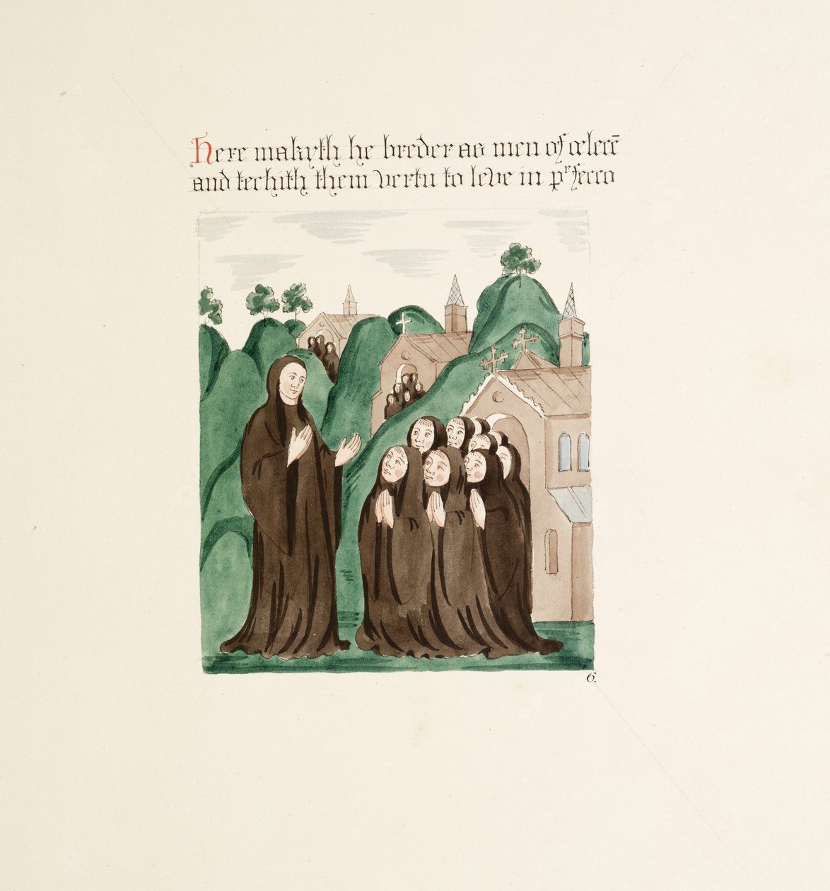 Ms. New Coll 380, f38r. The antiquities of the Cathedral Church of Saint Mary, Carlisle, nakreslil Robert Carlile, 1795 (pero a tuš a čb na papíře) od Robert Carlile