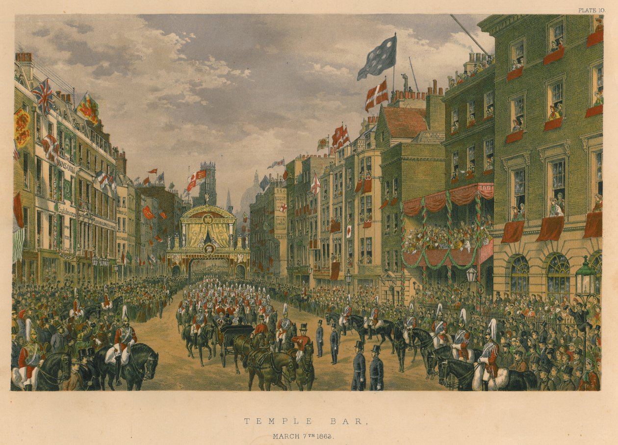 Temple Bar, 7. března 1863, 1863 od Robert Charles Dudley