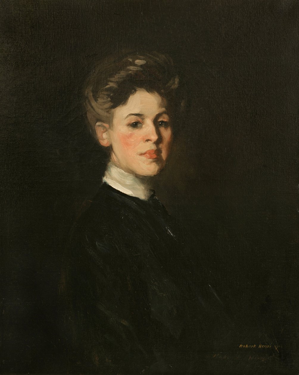Portrét Maji v tmavě modré, 1903 od Robert Cozad Henri