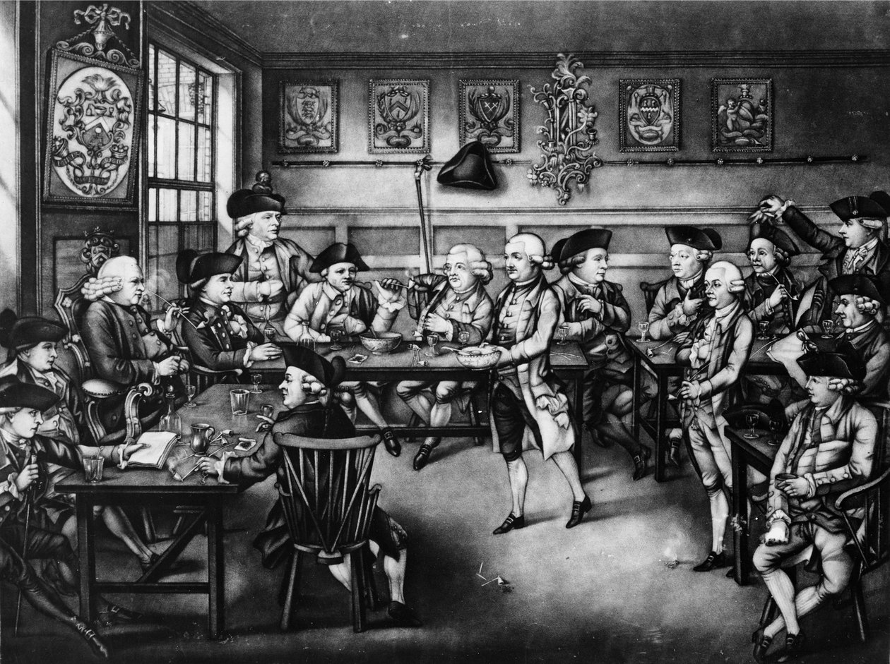 The Court of Equity nebo Convivial City Meeting, 1779 (mezzotinta) od Robert Dighton