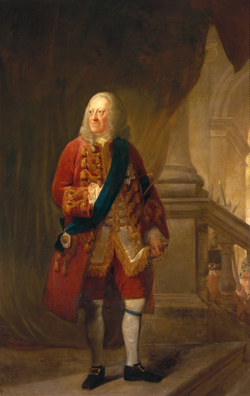 Král Jiří II., 1759 od Robert Edge Pine