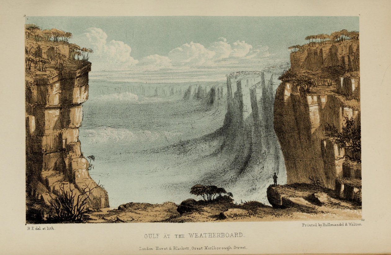 Gulf at the Weatherboard, akvarel od Roberta Elwese (1819–1878), bohatého mladého britského gentlemana z Norfolku od Robert Elwes