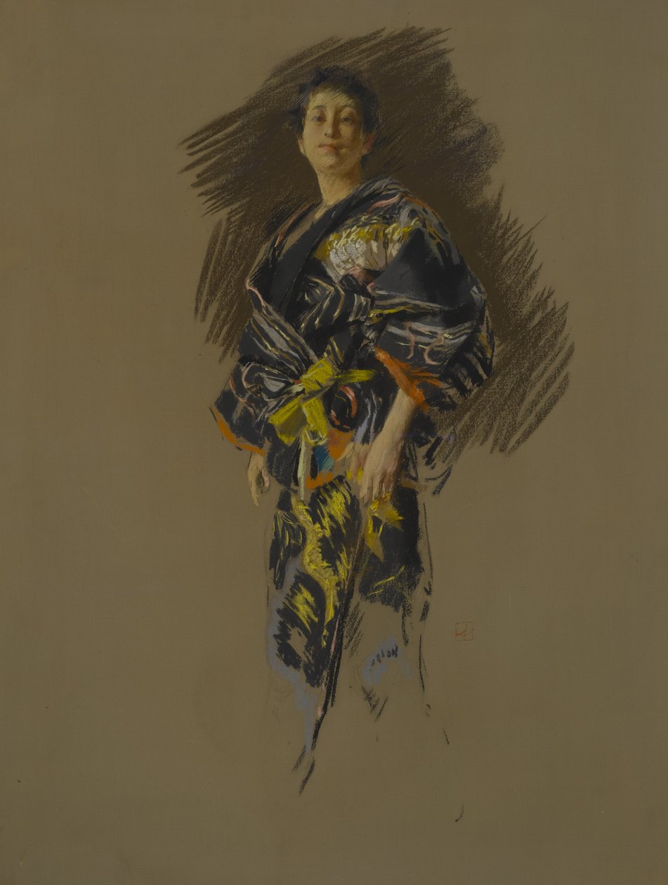 Žena v japonském kostýmu, kolem roku 1882 od Robert Frederick Blum