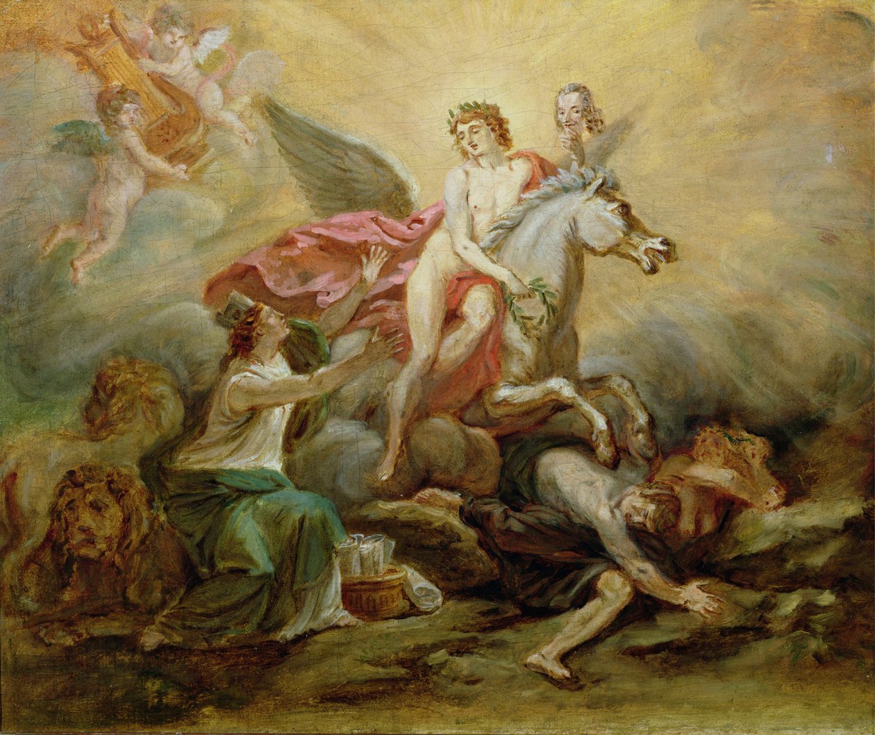 Apoteóza Voltaira, 1778 od Robert Guillaume Dardel