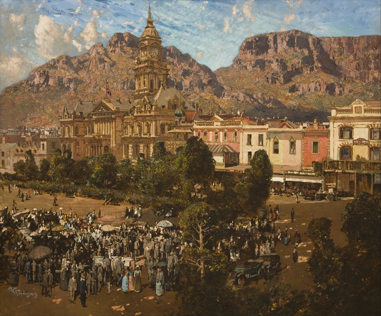 Radnice, Kapské Město 1917 od Robert Gwelo Goodman