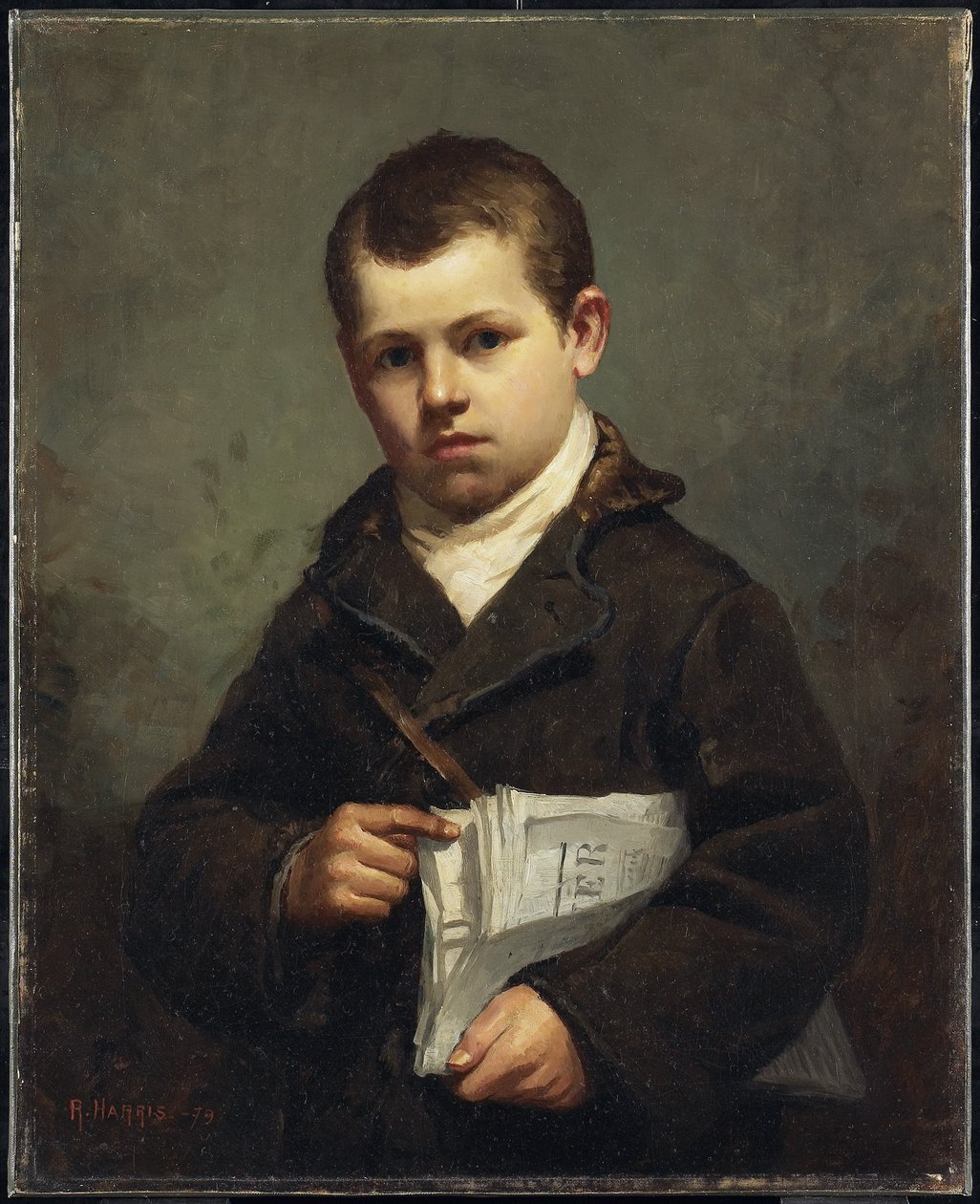The News Boy, 1879 od Robert Harris