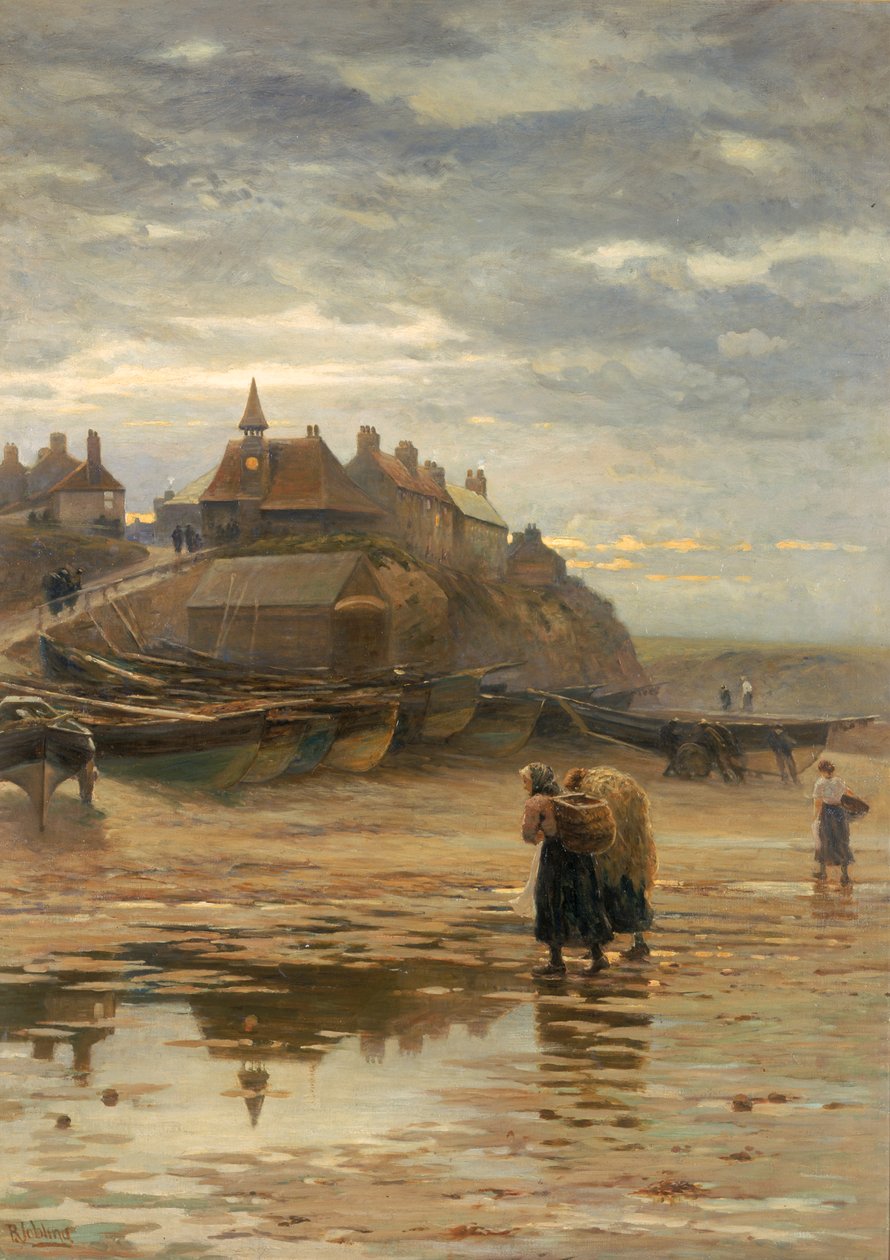 Temnota padá z křídel noci, 1886 od Robert Jobling