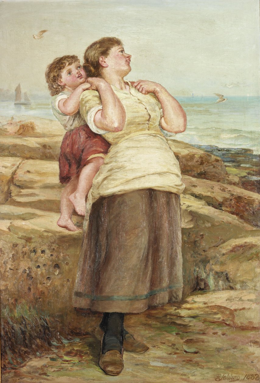 Fishergirl a dítě od Robert Jobling