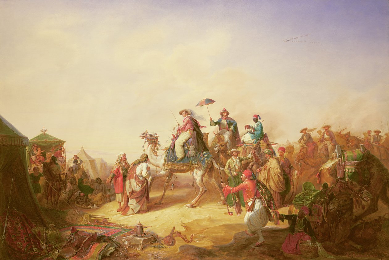 Vévoda Ernest ze Saxe Coburg Gothas zájezd do Egypta od Robert Kretzchmar