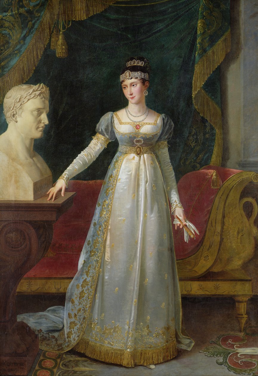 Marie Pauline Bonaparte (1780-1825) princezna Borghese, 1808 od Robert Lefevre