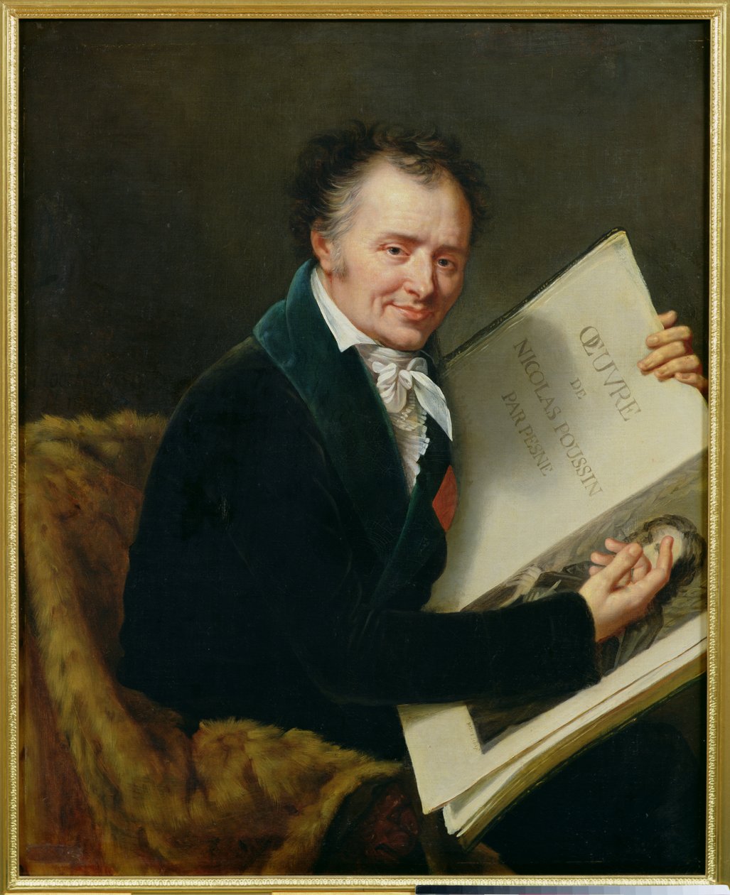 Portrét Dominique Vivant (1747-1825) Baron Denon, 1808 od Robert Lefevre