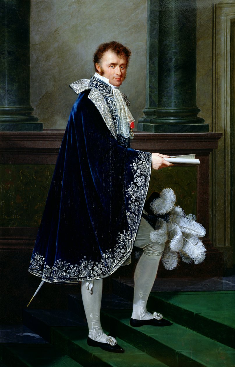 Portrét Francois-Nicolas Mollien (1758-1850) 1806 od Robert Lefevre