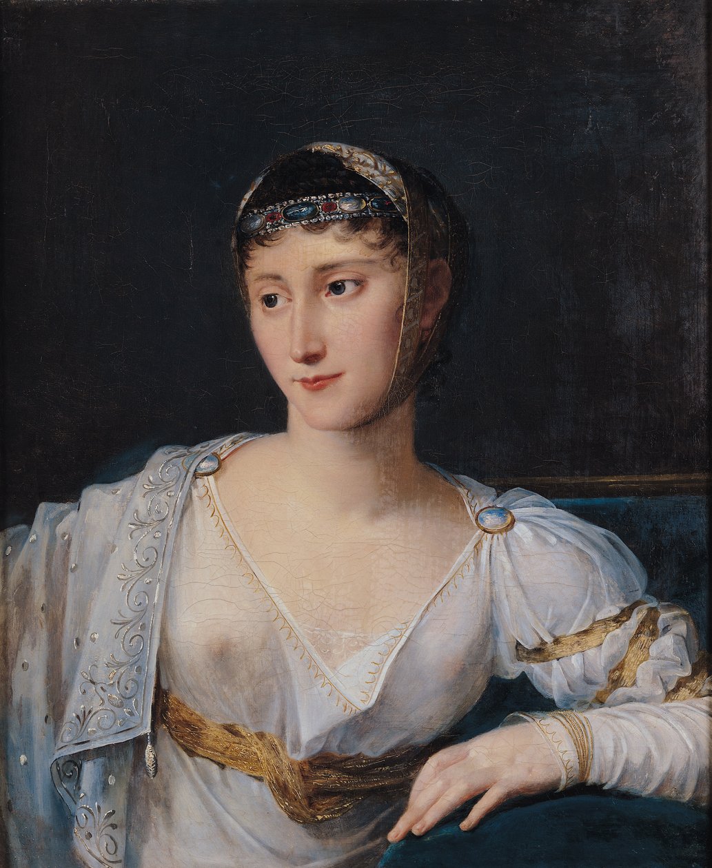 Portrét Marie-Pauline Bonaparte (1780-1825) princezna Borghese, 1806 od Robert Lefevre