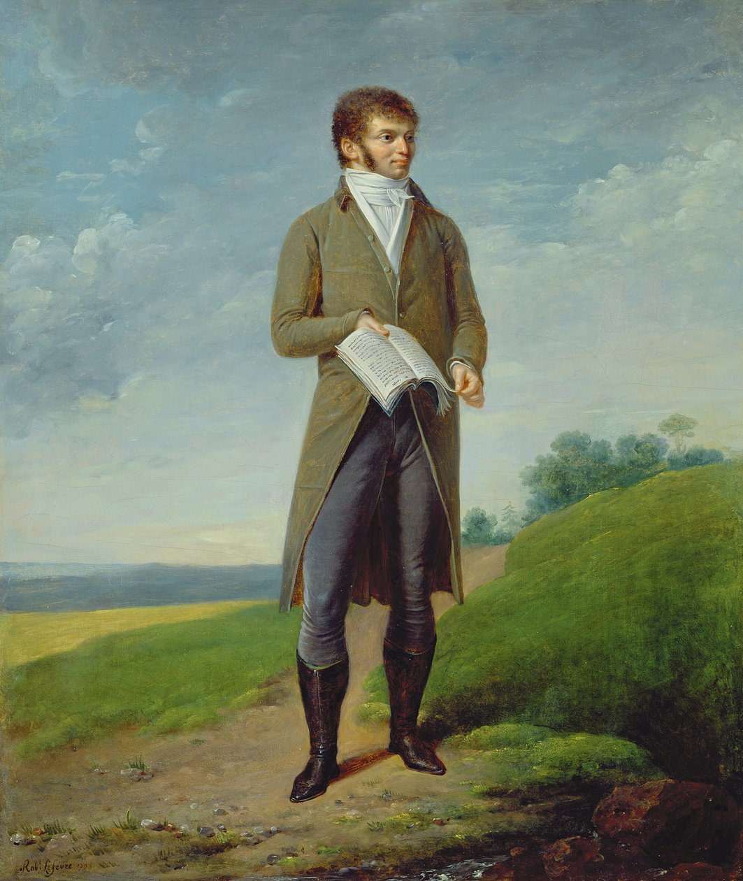 Portrét muže od Robert Lefevre
