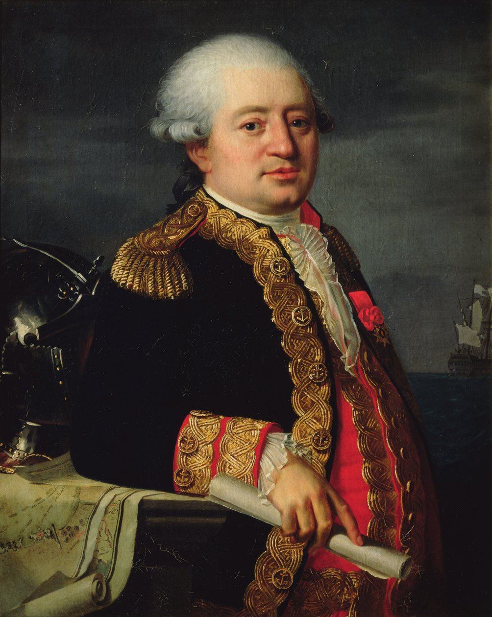 Portrét hraběte de La Canre de La Bretonniere od Robert Lefevre