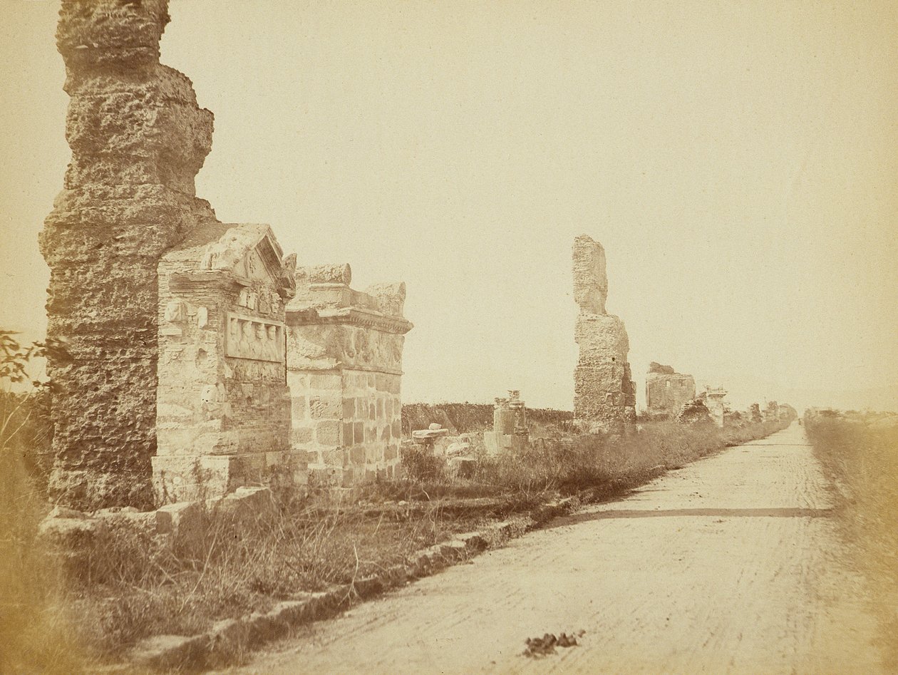 Pohled na Via Appia Antica od Robert MacPherson