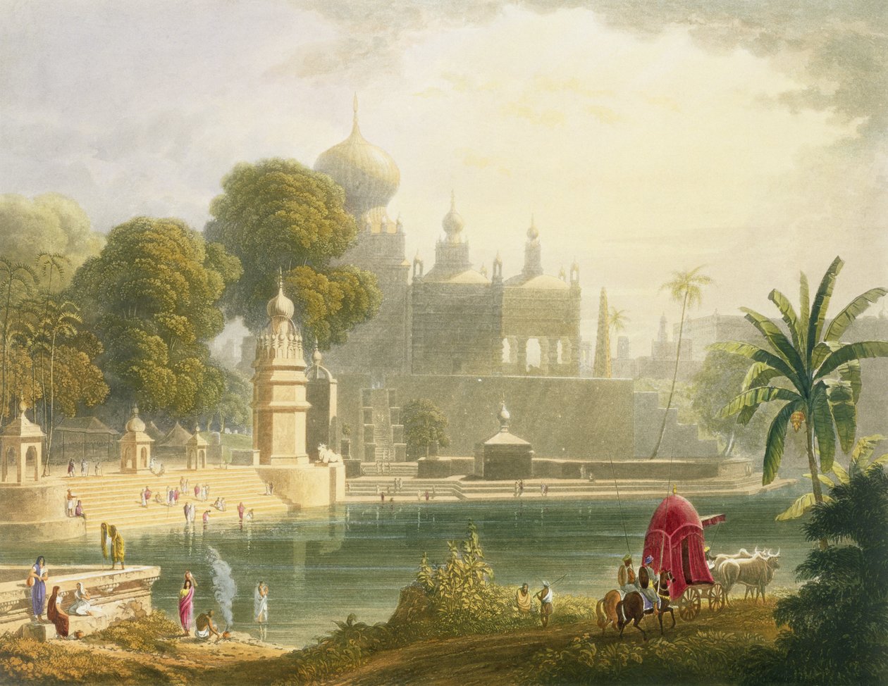 Pohled na Sassoor v Deccan, ze svazku II 