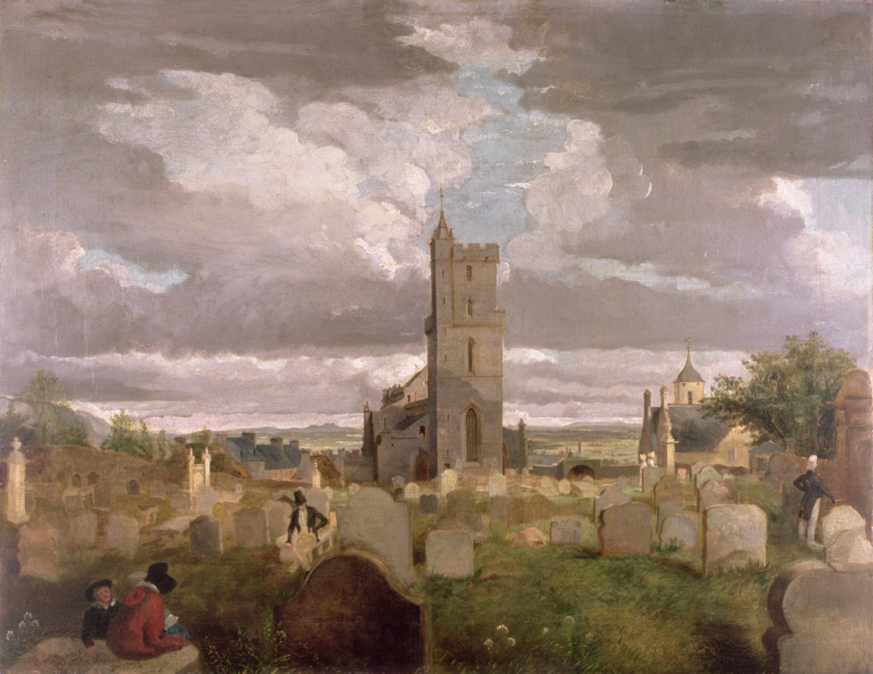 Starý hřbitov, Stirling, 1835 od Robert Mitchell