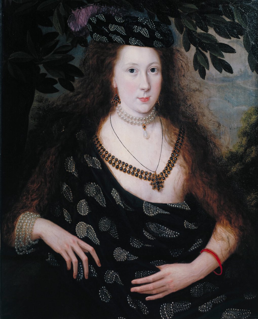 Lady Elizabeth Pope od Robert Peake