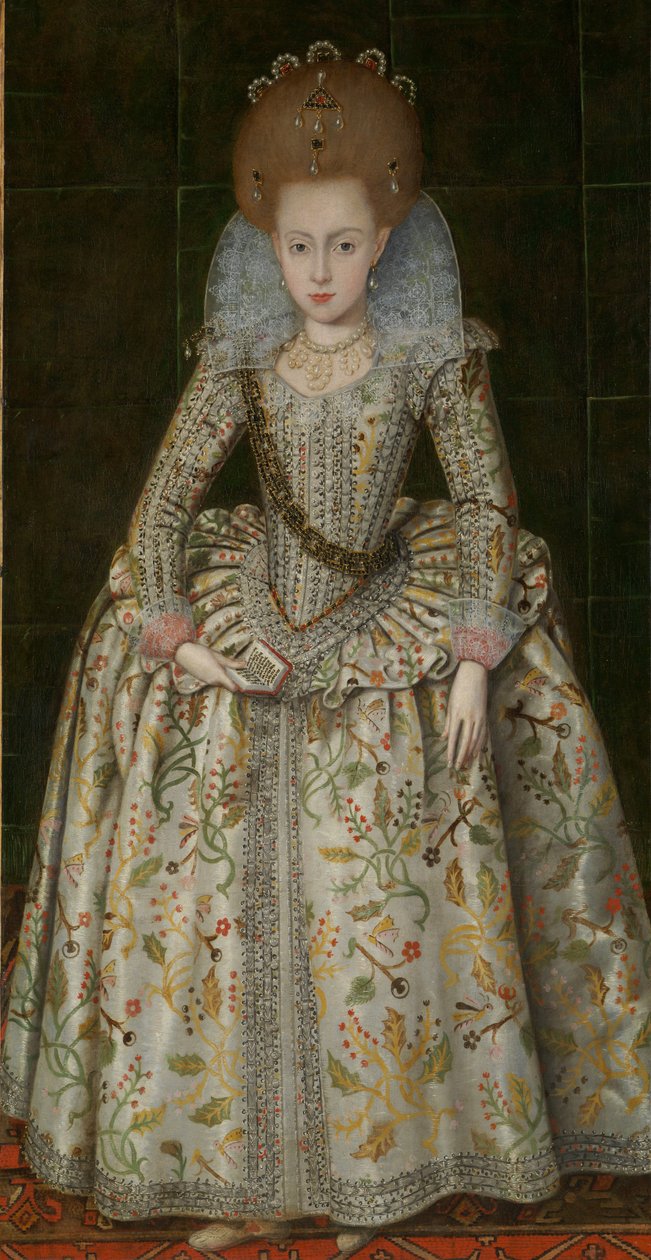 Princezna Alžběta (1596–1662), pozdější česká královna, kolem 1606 od Robert Peake