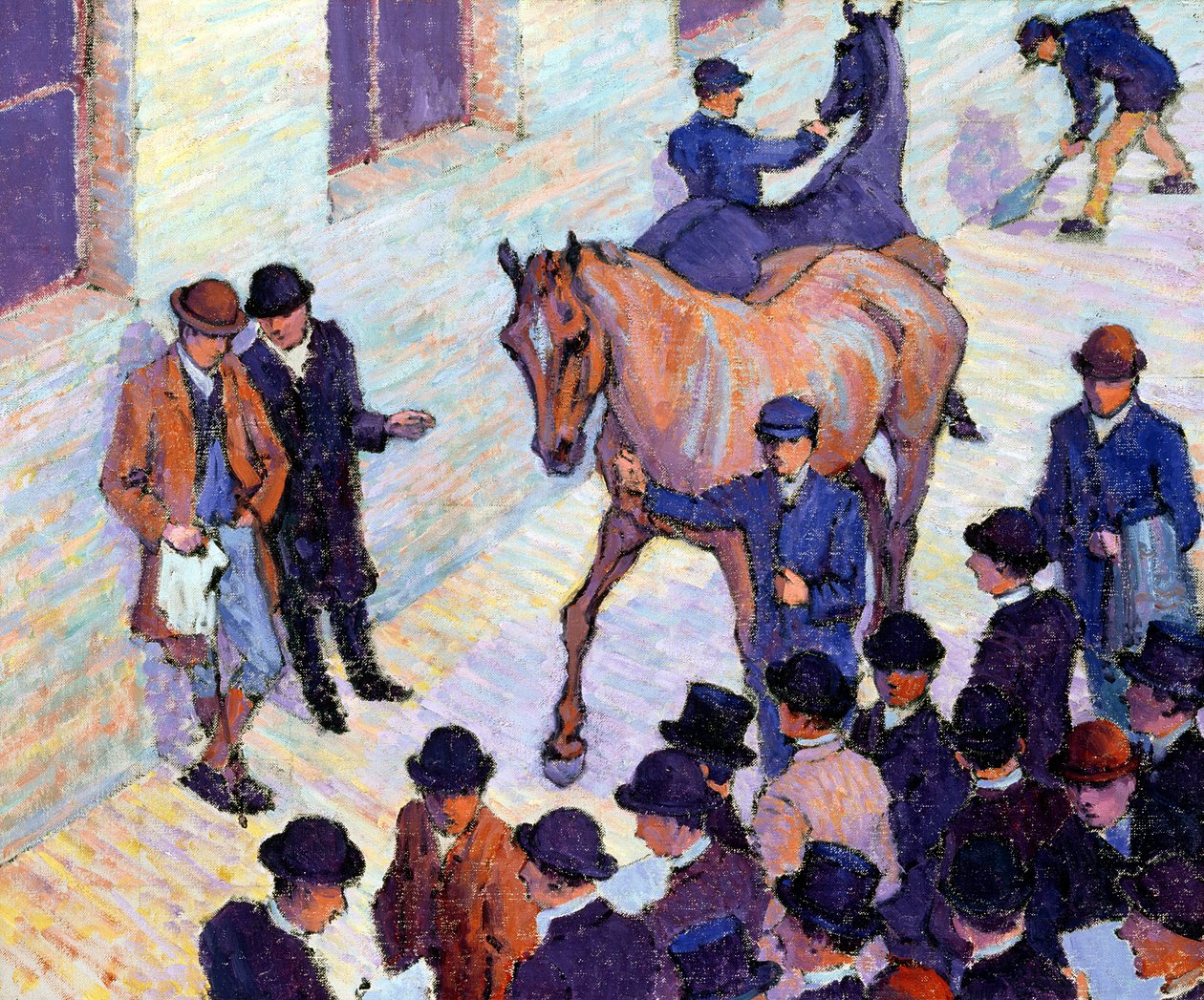 Prodej v Tattersalls, 1911 od Robert Polhill Bevan