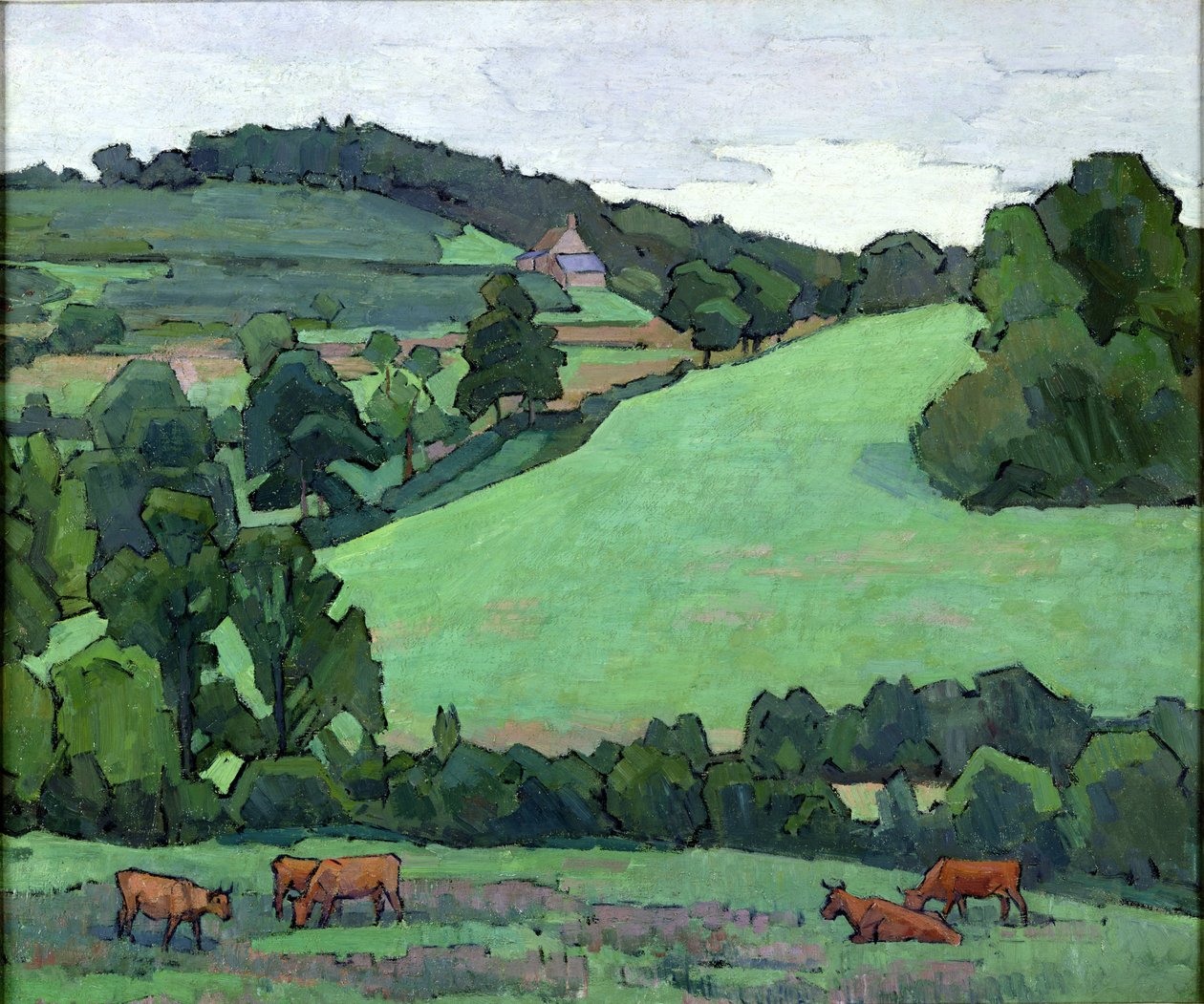 Přes Bolham Water od Robert Polhill Bevan