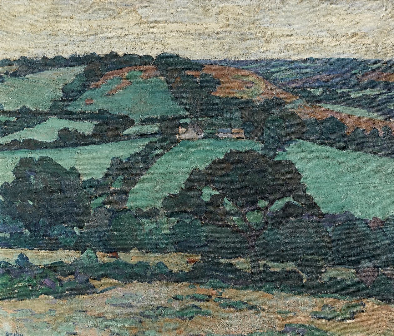 Brimley Hill, Devon, 1914-16 od Robert Polhill Bevan