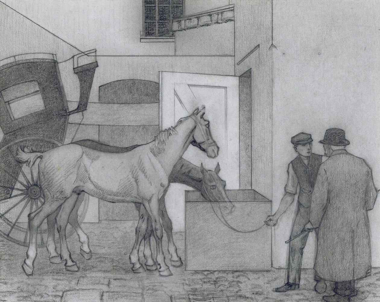 Crocks, cca 1924 (pastel na papíře) od Robert Polhill Bevan