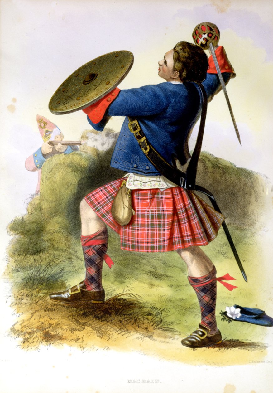 Gillies MacBean u Cullodenu v roce 1746 od Robert Ronald McIan