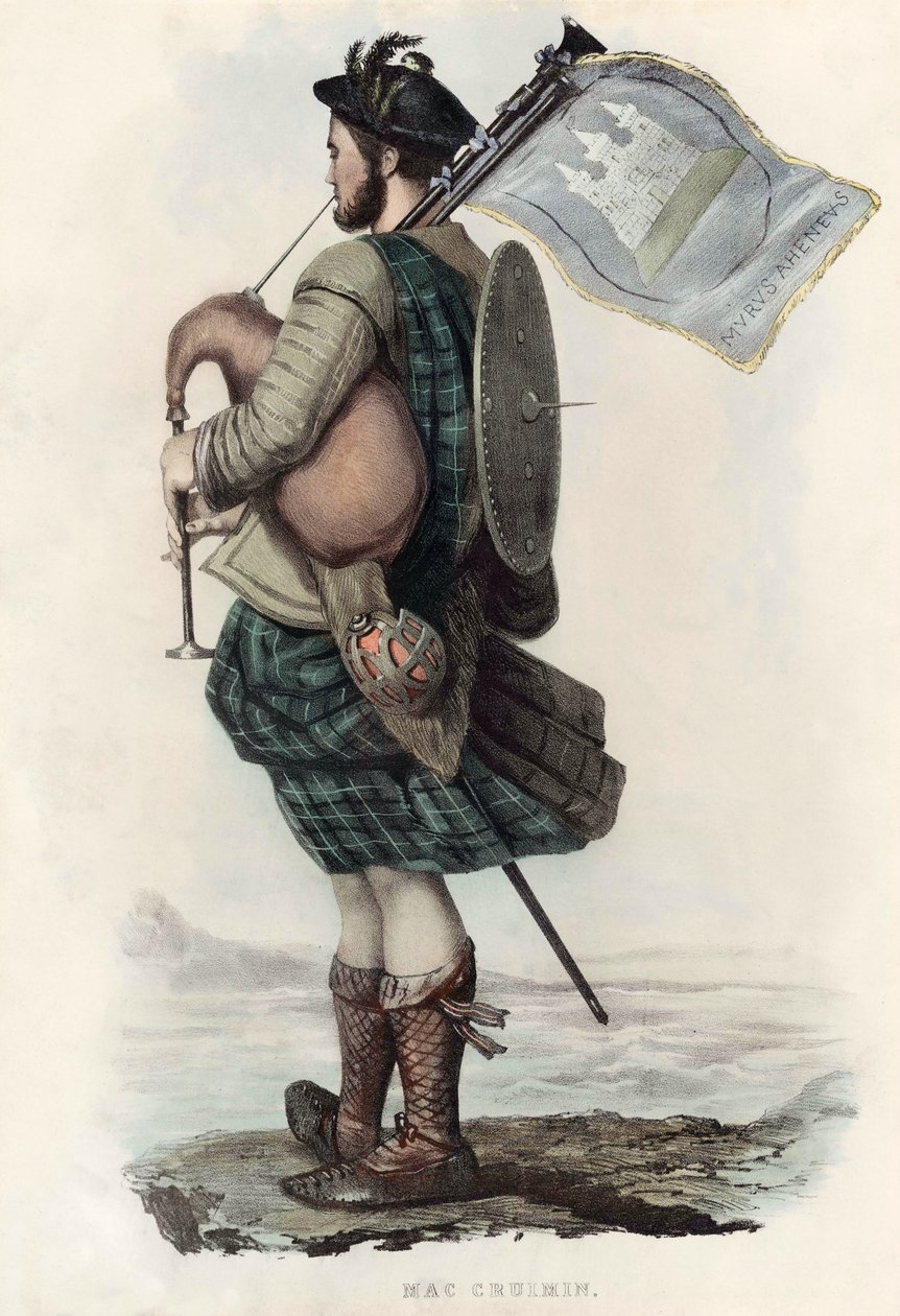 Mac Cruimin, z The Clans of the Scottish Highlands, pub.1845 od Robert Ronald McIan