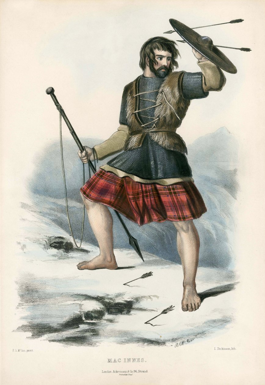 Mac Innes, od The Clans of the Scottish Highlands, pub.1845 od Robert Ronald McIan