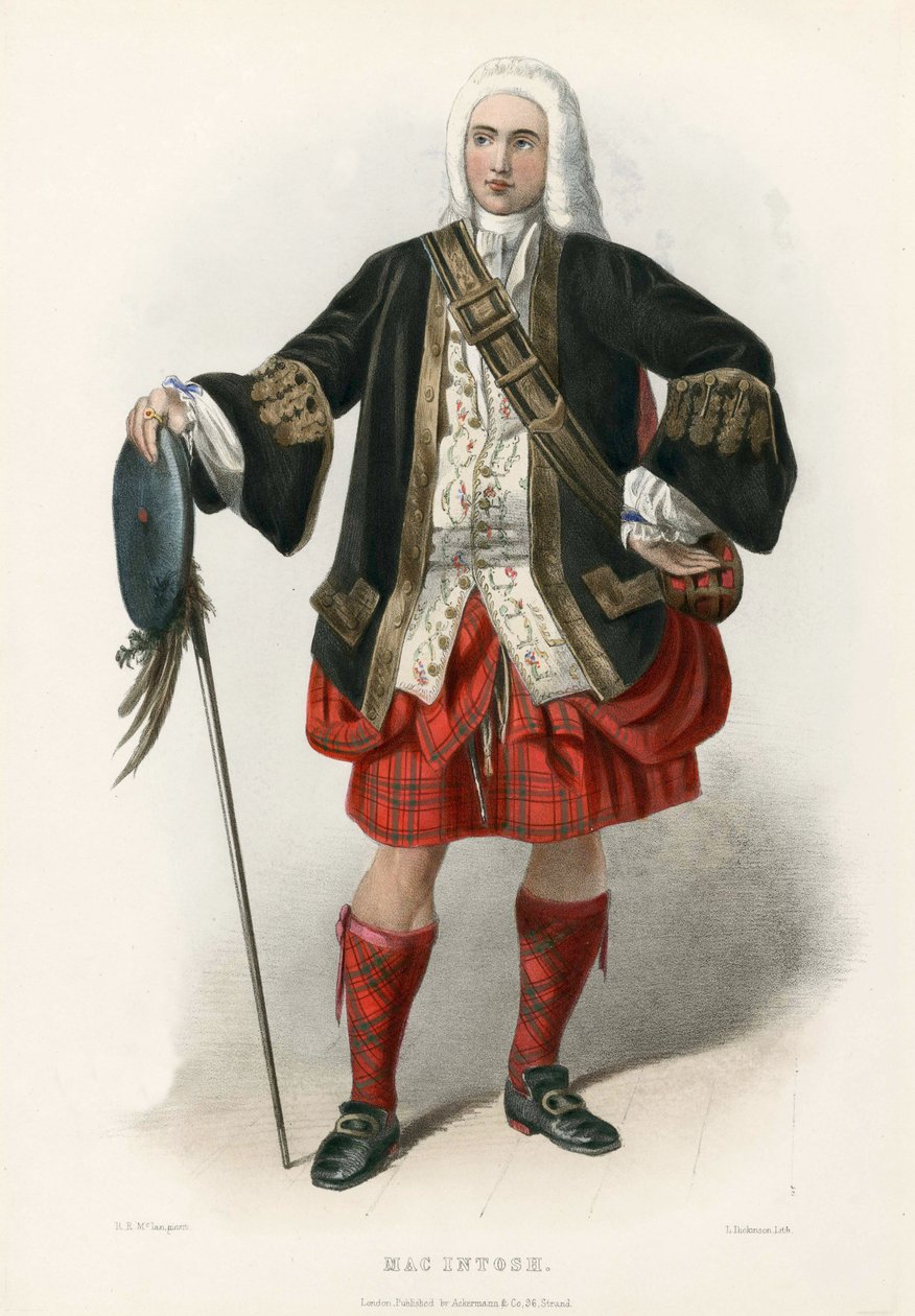 Mac Intoch, od The Clans of the Scottish Highlands, pub.1845 od Robert Ronald McIan
